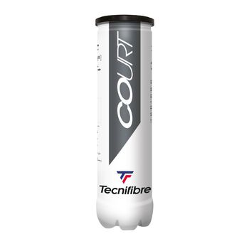 COURT Tennis Balls - 1 TUBE of 4 balls